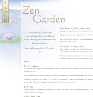 css zen garden 